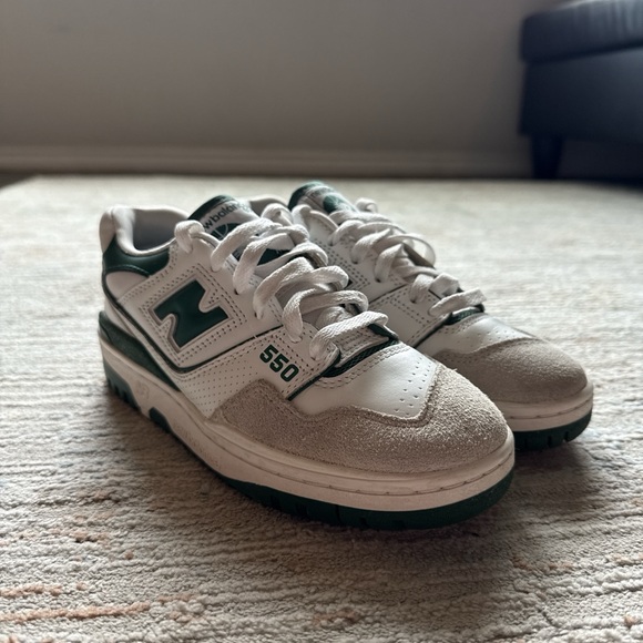 New Balance Sneakers - White and Green